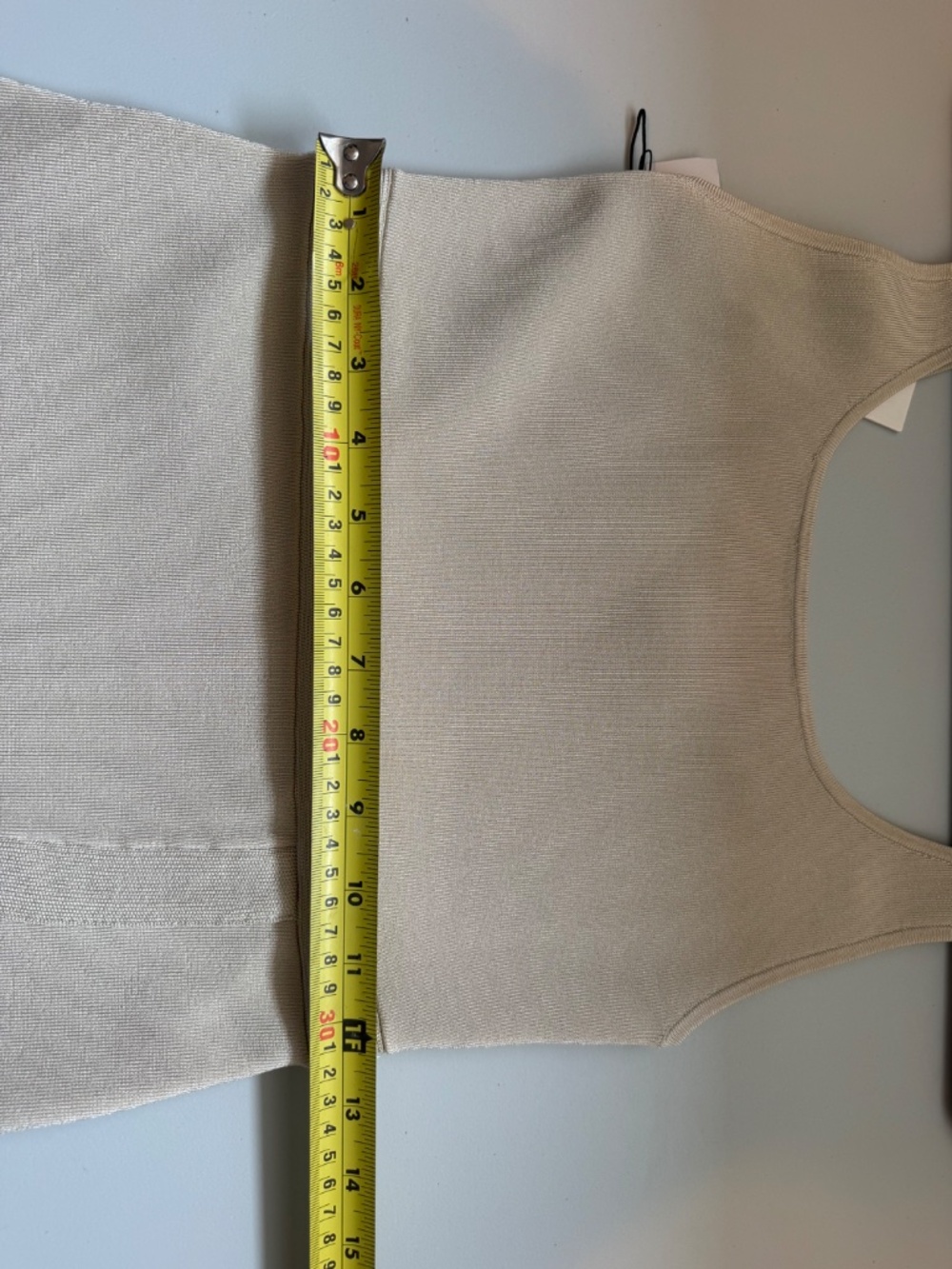 Babaton Aritzia Cambria Bandage Dress Silver Birch NWT - Picture 8 of 11